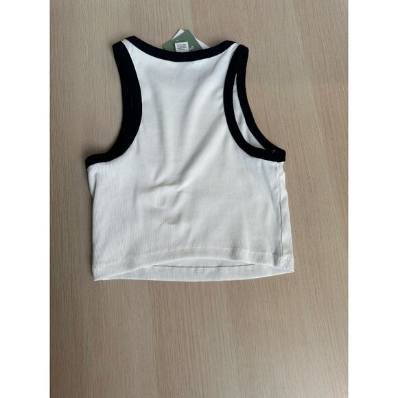 H&M Cotton Ribbed White Tanktop - New - Picture 2 of 5